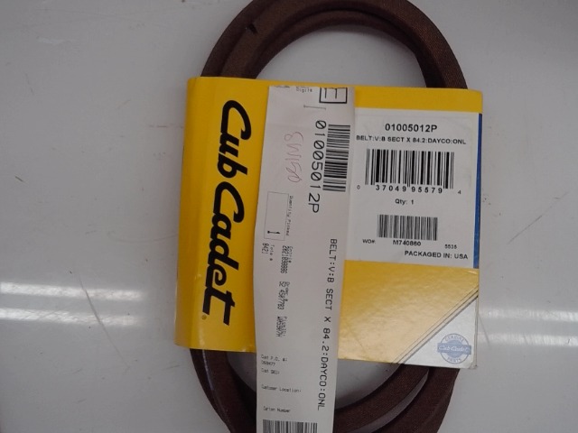 01005012P Belt for CUB CADET