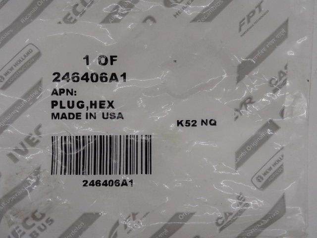 246406A1 Plug for CASE NEW HOLLAND