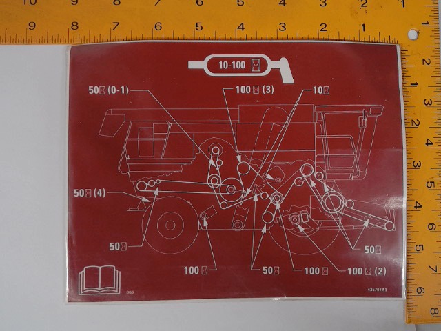 435797A1 Decal for CASE NEW HOLLAND