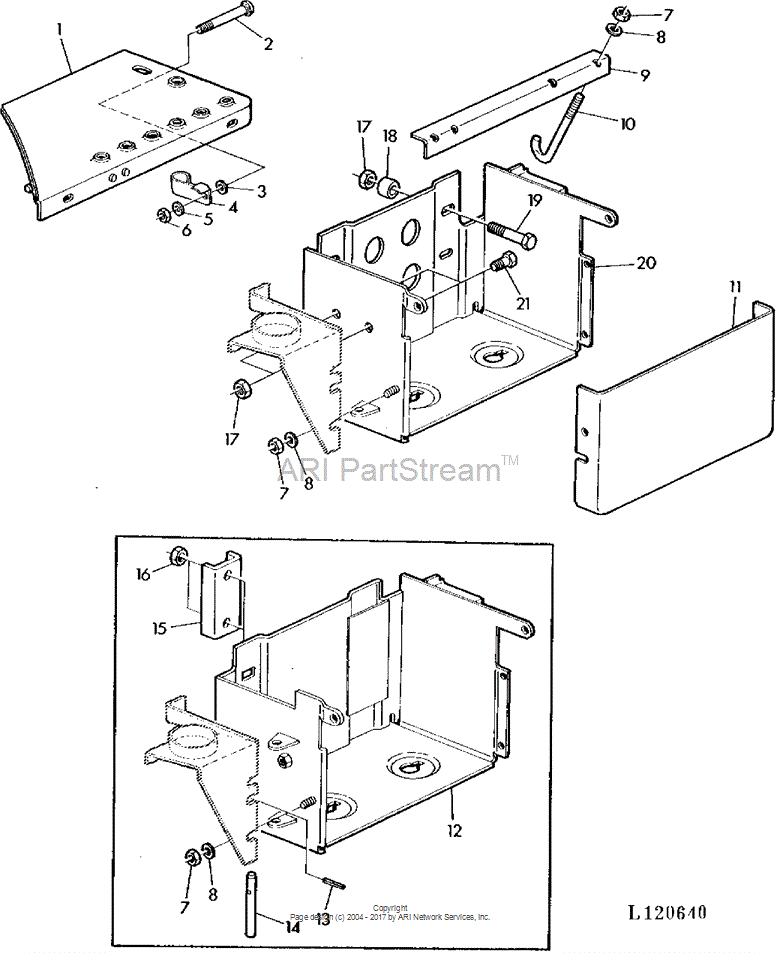 L36958 Cover for JOHN DEERE