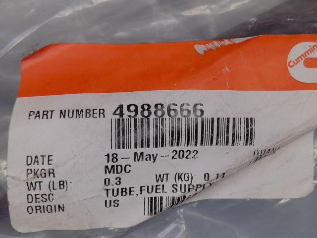 4988666 Tube for CUMMINS