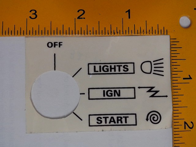 321-1786 Decal for CUB CADET
