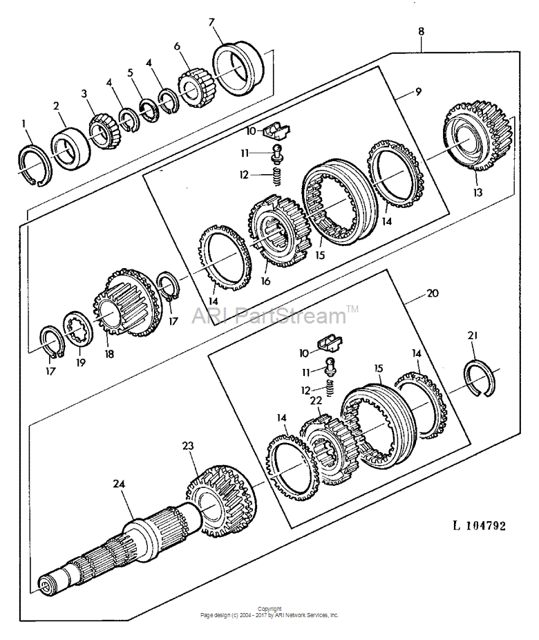 L33098 Collar for JOHN DEERE