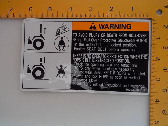 3A293-98480 Label