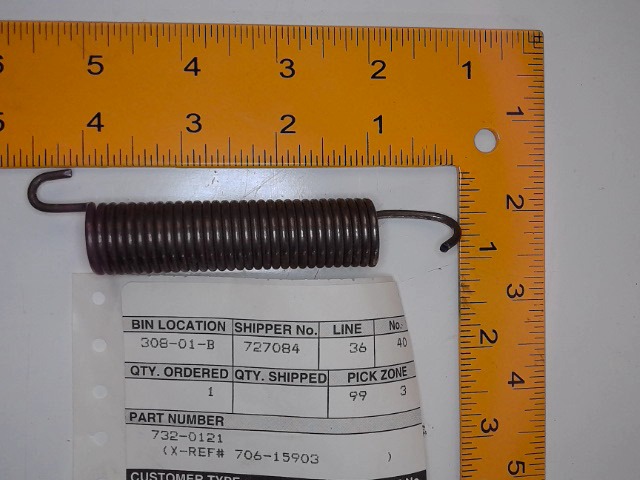 732-0121 Spring for KOMATSU