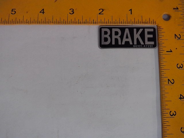 66101-47290 Decal for KUBOTA