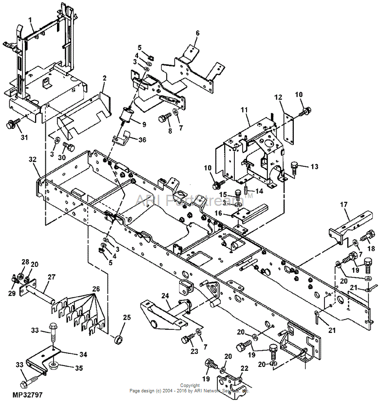 LVA800990 Retainer for JOHN DEERE