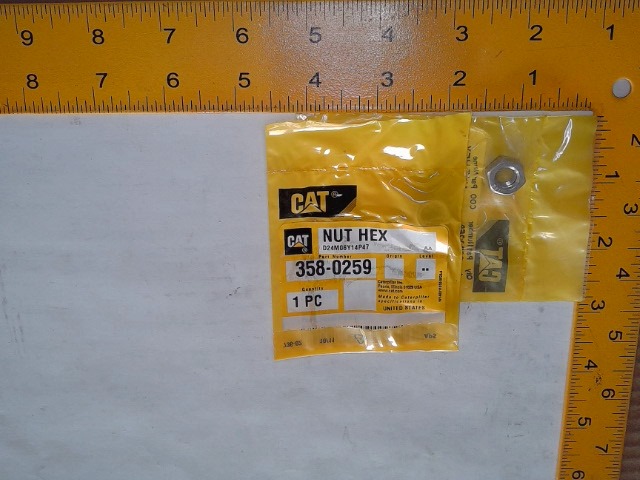 358-0259 Nut-hex for CATERPILLAR