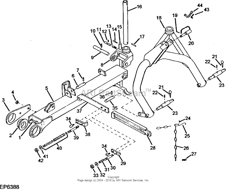 EB57400200 Spring for JOHN DEERE