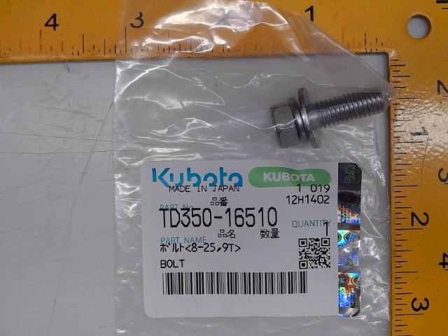 TD350-16510 Bolt for KUBOTA