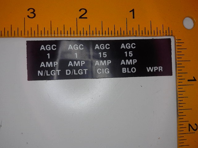 321-3850 Decal for CUB CADET