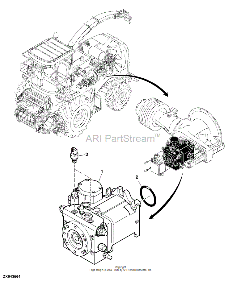 AZ102461 Sensor for JOHN DEERE