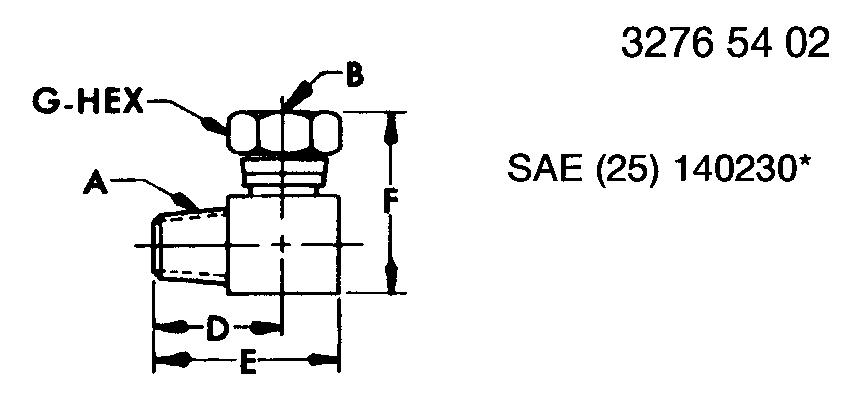 X2107-2-2 Fitting for JOHN DEERE
