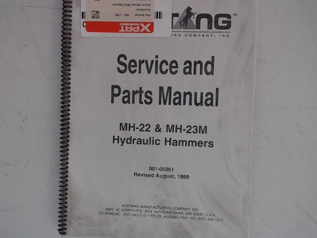 005-11901 Manual for GEHL MANITOU