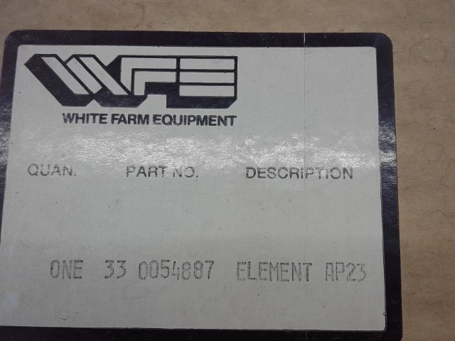 33-0054887 Filter for AGCO
