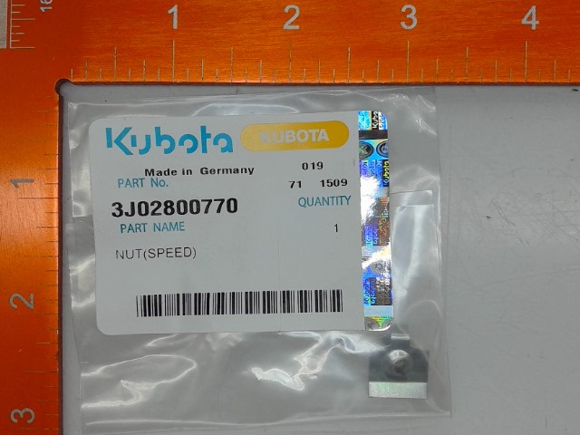3J028-00770 Speed Nut for KUBOTA