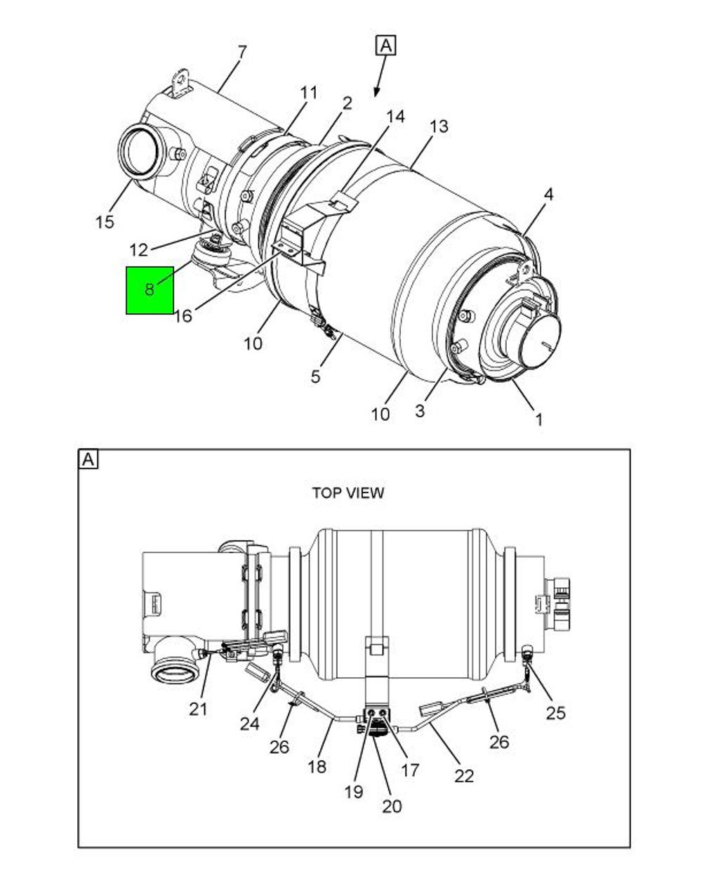 2610170C1 Bracket Isolator Assembly for INTERNATIONAL TRUCK