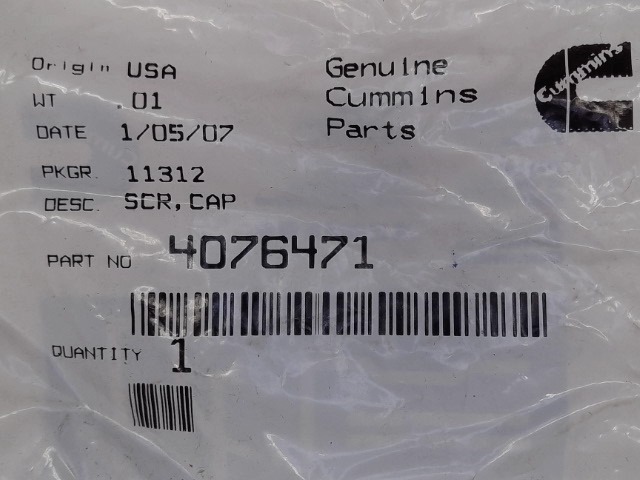 4076471 CUMMINS Screw
