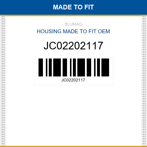 JC02202117 Housing Made to fit for JCB