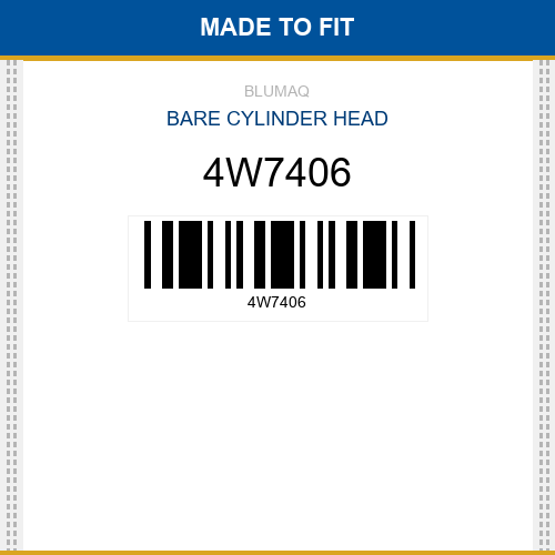 4W7406 Bare cylinder head Made to fit for CATERPILLAR