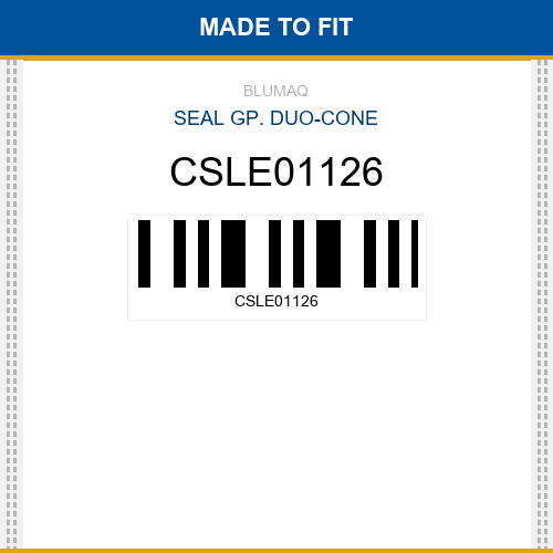 CSLE01126 Seal gp. duo-cone Made to fit for CASE