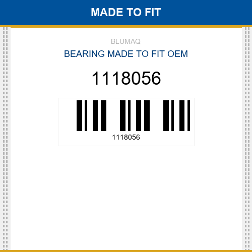 1118056 Bearing Made to fit