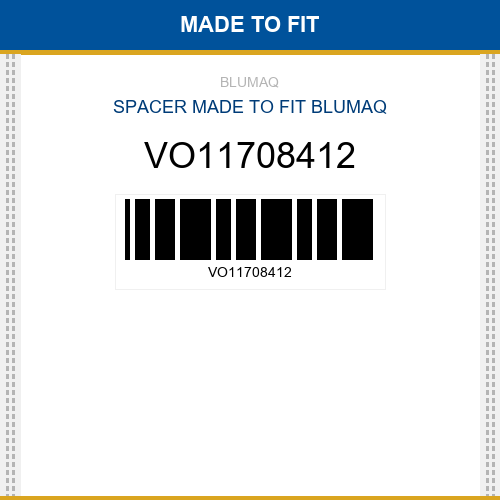 VO11708412 Spacer Made to fit for VOLVO