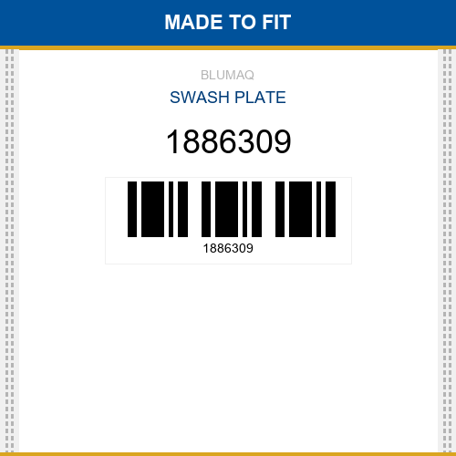 1886309 Swash plate Made to fit