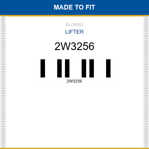 2W3256 Lifter Made to fit for CATERPILLAR