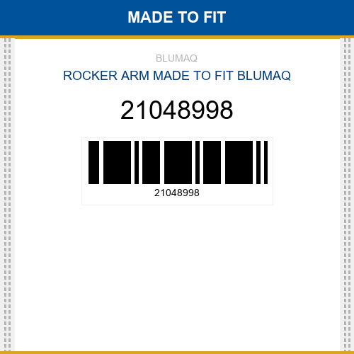 21048998 Rocker arm Made to fit for VOLVO