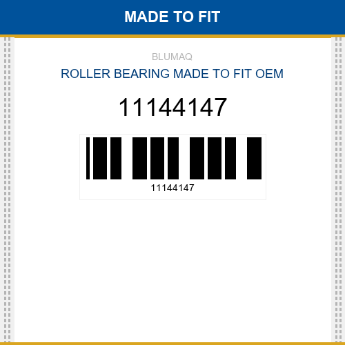 11144147 Roller bearing Made to fit for VOLVO