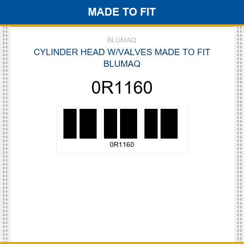 0R1160 Cylinder head w/valves Made to fit for CATERPILLAR