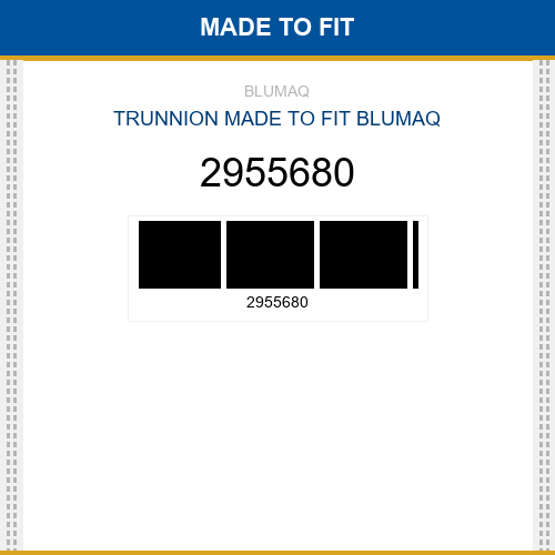 2955680 Trunnion Made to fit