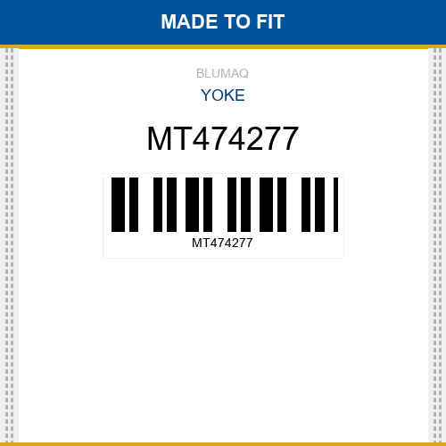 MT474277 Yoke Made to fit for Manitou-Gehl