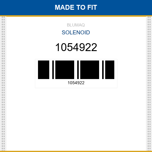 1054922 Solenoid Made to fit