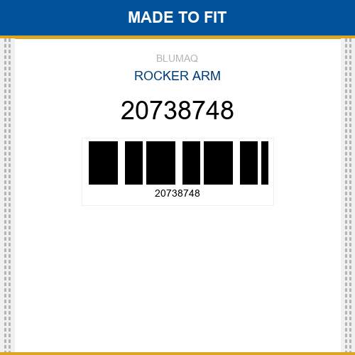 20738748 Rocker arm Made to fit for VOLVO