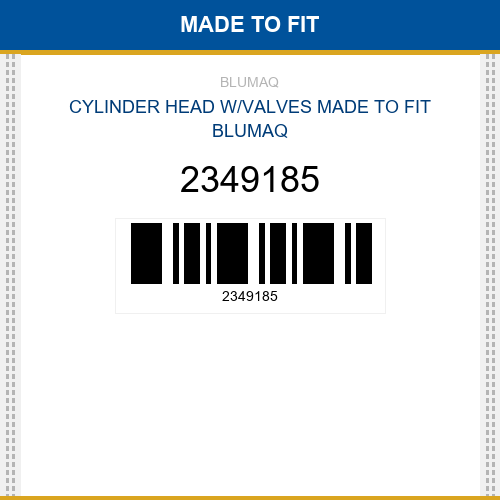 2349185 Cylinder head w/valves Made to fit for CATERPILLAR