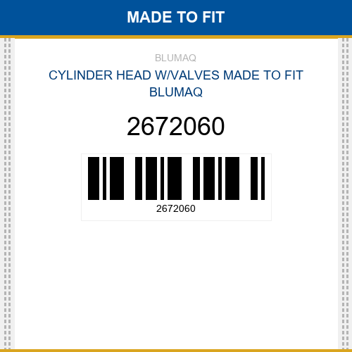 2672060 Cylinder head w/valves Made to fit for CATERPILLAR