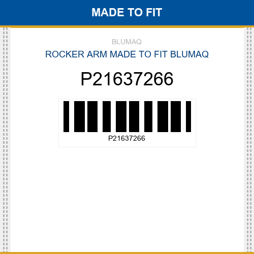 P21637266 Rocker arm Made to fit for VOLVO