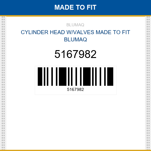5167982 Cylinder head w/valves Made to fit for CATERPILLAR