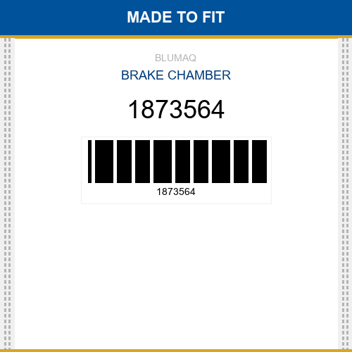 1873564 Brake chamber Made to fit