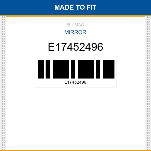 E17452496 Mirror Made to fit for VOLVO