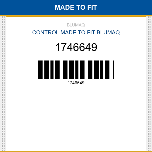 1746649 Control Made to fit