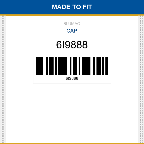 6I9888 Cap Made to fit for CATERPILLAR