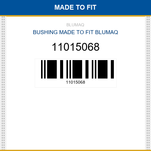 11015068 Bushing Made to fit for VOLVO