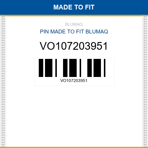 VO107203951 Pin Made to fit for VOLVO