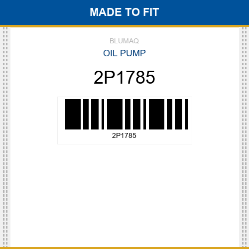 2P1785 Oil pump Made to fit for CATERPILLAR