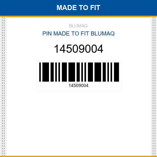 14509004 Pin Made to fit for VOLVO