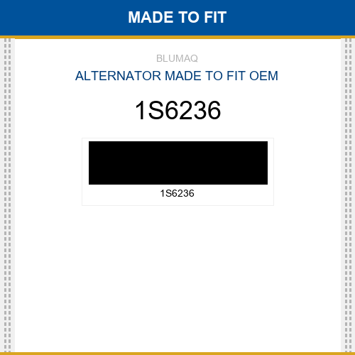 1S6236 Alternator Made to fit for CATERPILLAR