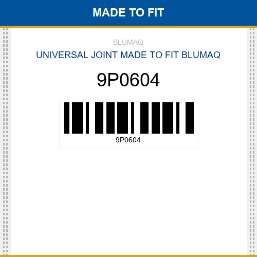 9P0604 Universal joint Made to fit for CATERPILLAR